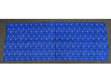 Hajtogatott virágos kékfestő anyag 76 x 200 cm