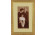 Szépen keretezett régi családi fotográfia 23 x 15 cm