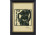XX. századi művész : Erotikus jelzett fametszet Ex libris