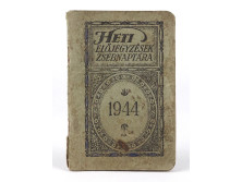 Heti előjegyzések naptára 1944