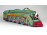 Régi nagyméretű ME-066 International Express lemez vonat 42.5 cm