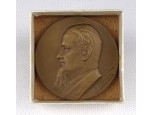Régi Igor Kurcsatov bronz plakett