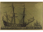 Holland hadihajó falikép 29.5 x 40 cm