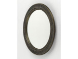 Iparművészeti bronz keretes tükör falitükör 19 cm