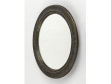Iparművészeti bronz keretes tükör falitükör 19 cm