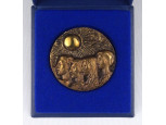 NÉKOSZ Győrffy István Kollégium 1942 bronz plakett 
