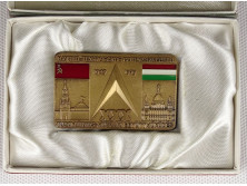 30 éves a Magyar-Szovjet tudományos-műszaki együttműködés bronz plakett 1979