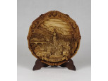 Plasztikus műgyanta Schladming falidísz 14.5 cm