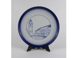 Hibátlan Delft kék osztrák porcelán tányér - PERCHTOLDSDORF 19.7 cm