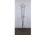 Régi kovácsoltvas virágtartó állvány 125 cm