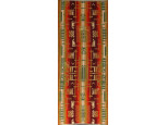 Régi szövőszéki retro mintás futószőnyeg szőnyeg 87 x 205 cm