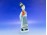 Régi hollóházi porcelán legény 18 cm