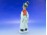 Régi hollóházi porcelán legény 18 cm