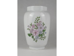 Virág mintás Zsolnay porcelán váza 18.5 cm