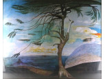 Csontváry fotónyomat MAGÁNYOS CÉDRUS 79.5 x 65.5 cm