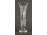 Talpas csiszolt üveg váza 22.5 cm