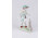 Jelzett Aquincumi porcelán figura kisfiú nyuszival 14 cm