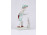 Jelzett Aquincumi porcelán figura kisfiú nyuszival 14 cm