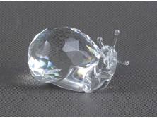 Edition Atlas Crystal Style collection "Lassú csiga" kristály szobor eredeti dobozában