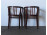 Régi thonet jelleg fenyő körkarfás szék pár