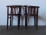 Régi thonet jelleg fenyő körkarfás szék pár