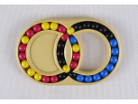 Bűvös gyűrű retro logikai rubik játék Hungarian rings