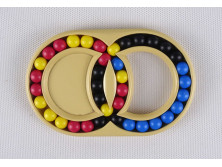 Bűvös gyűrű retro logikai rubik játék Hungarian rings