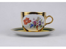 Régi aranyozott Kahla porcelán kávéscsésze
