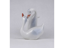 Régi Hollóházi art deco porcelán kacsapár