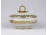 Régi német Gerold Bavaria aranyozott porcelán bonbonier