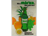Retro nagyméretű MÁRKA üdítő reklám plakát 80 x 116 cm