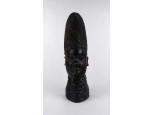 Afrikai egzotikus keményfa fafaragás ember fej 31 cm