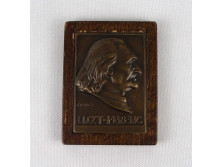 Solymári Valkó László: Liszt Ferenc - bronz plakett