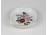 Jelzett, aranyozott, kalocsai mintás porcelán hamutál