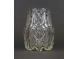 Csiszolt üveg váza 11.4 cm