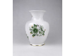 Virág mintás Hollóházi porcelán váza 17.5 cm