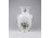 Virág mintás Hollóházi porcelán váza 17.5 cm