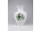 Virág mintás Hollóházi porcelán váza 17.5 cm