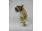 Hatalmas jelzett Royal Dux porcelán tigris szobor - sérült - 42 cm