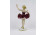 Régi német Dresden porcelán csipkeszoknyás balerina figura
