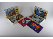Régi Disney puzzle kirakó csomag 4 darab