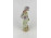 Régi német porcelán szobor fiatal nő virágkosárral 33 cm