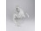 Antik Leonardo da Vinci lovasszobra Herendi porcelán figura SÉRÜLT  23.5 cm