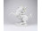 Antik Leonardo da Vinci lovasszobra Herendi porcelán figura SÉRÜLT  23.5 cm