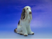 Régi Hollóházi porcelán kutya spániel