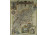 Keretezett 19. századi Gloucestershire térkép másolat - színes nyomat 53.5 x 43.5 cm