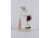 Jelzett Aquincumi porcelán figura kisfiú nyuszival 14 cm