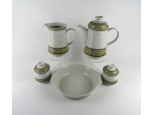 Régi Winterling Bavaria mid century design porcelán tálaló készlet darabjai 5 darab