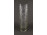 Régi, vastagfalú, modern design üveg váza 26.3 cm