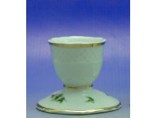 Hollóházi porcelán gyertyatartó